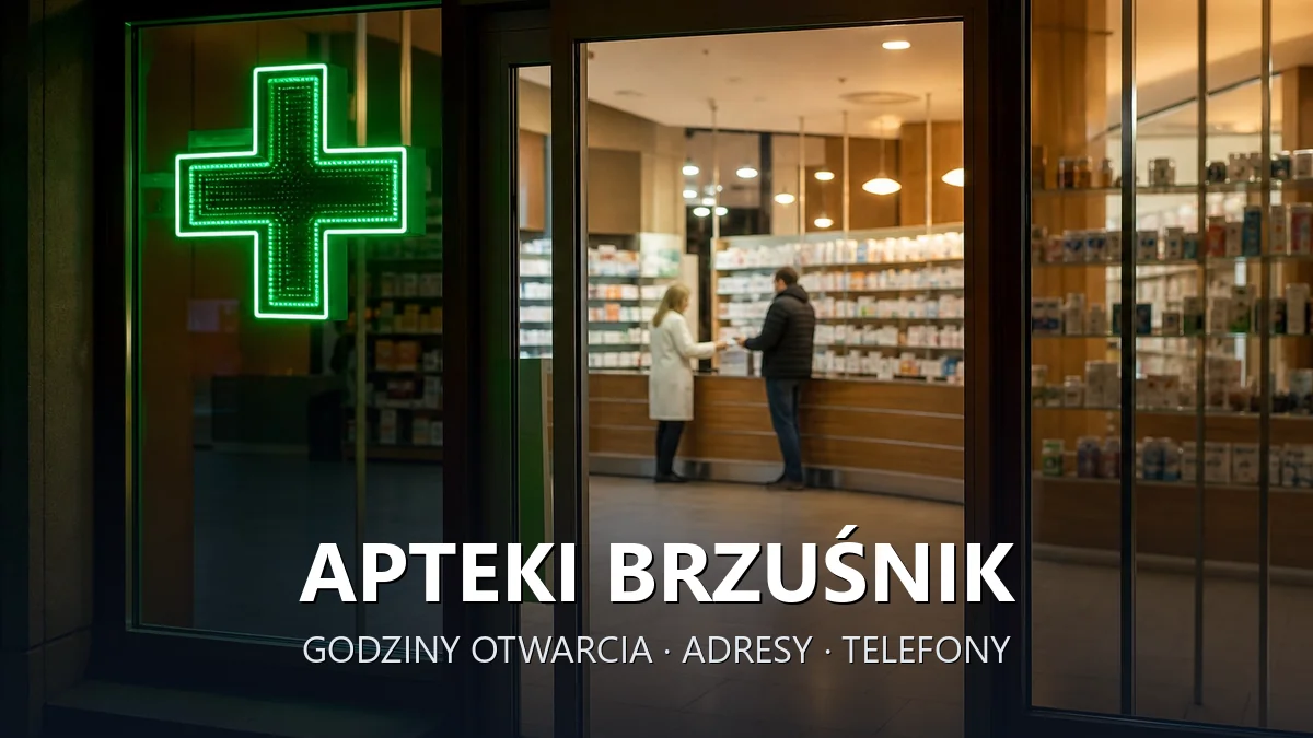Apteki Brzuśnik, gmina Radziechowy-Wieprz, powiat żywiecki - adresy, telefony, godziny otwarcia