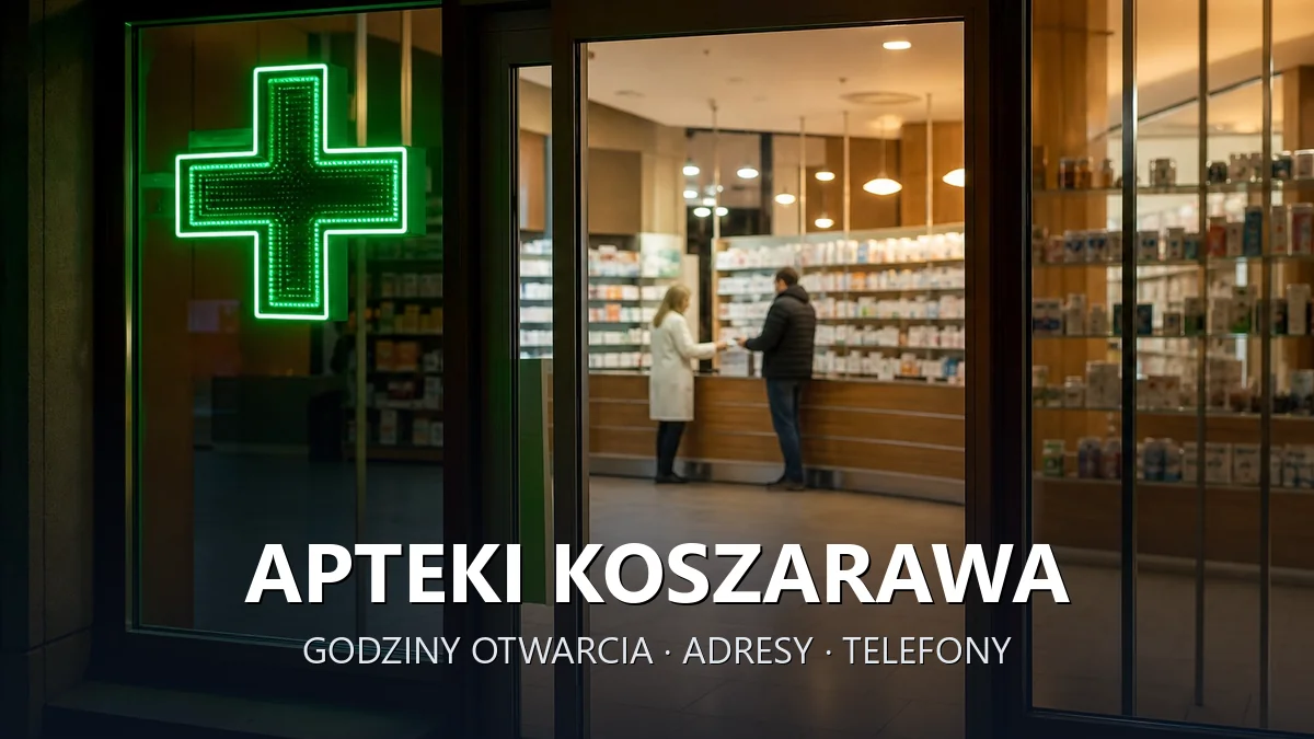 Apteki Koszarawa, powiat żywiecki - adresy, telefony, godziny otwarcia