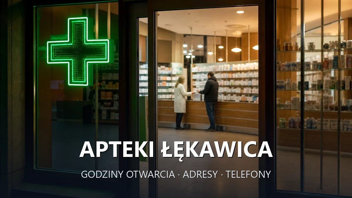 Apteki Łękawica, powiat żywiecki - adresy, telefony, godziny otwarcia