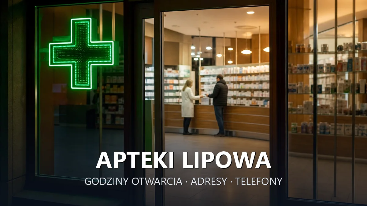 Apteki Lipowa, powiat żywiecki - adresy, telefony, godziny otwarcia