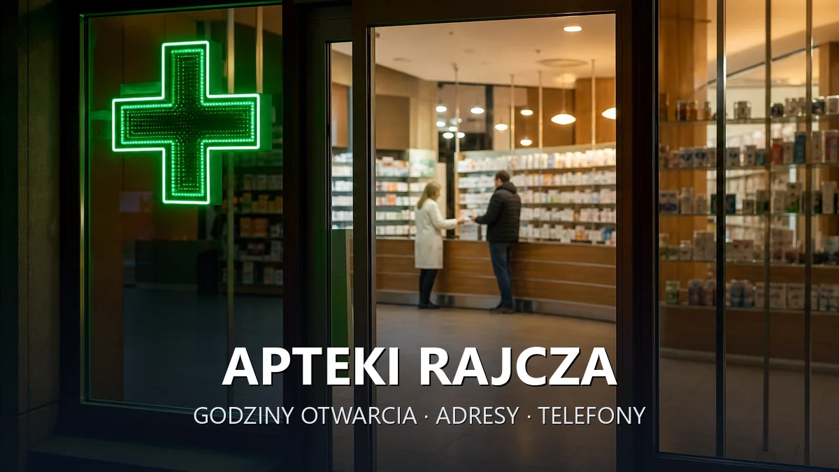 Apteki Rajcza, powiat żywiecki - adresy, telefony, godziny otwarcia