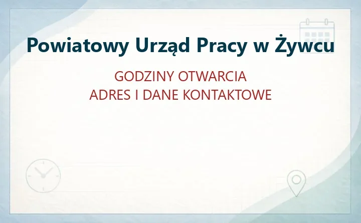 Powiatowy Urząd Pracy w Żywcu - Strona główna