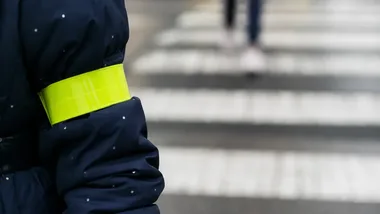Uśmiech albo smutna mina - przedszkolaki oceniały kierowców w Żywcu