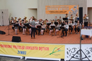 Koncert Młodzieżowej Orkiestry Dętej przy Gminnym Ośrodku Kultury w Łodygowicach