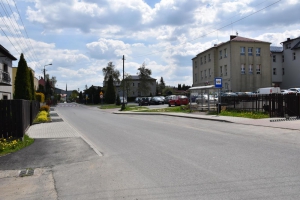Przebudowany odcinek drogi powiatowej nr 1404 S w Łodygowicach