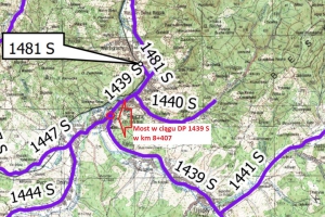 GMINA RAJCZA: ZMIANA ORGANIZACJI RUCHU NA OBIEKCIE MOSTOWYM DROGI POWIATOWEJ 1439S - zdjęcie1