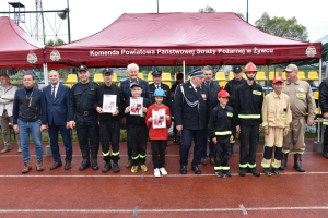 XII POWIATOWE ZAWODY SPORTOWO-POŻARNICZE OCHOTNICZYCH STRAŻY POŻARNYCH POWIATU ŻYWIECKIEGO - zdjęcie13