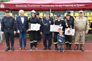 XII POWIATOWE ZAWODY SPORTOWO-POŻARNICZE OCHOTNICZYCH STRAŻY POŻARNYCH POWIATU ŻYWIECKIEGO - zdjęcie15