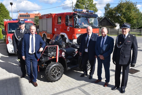 OCHOTNICZA STRAŻ POŻARNA W WIEPRZU NABYŁA NOWY POJAZD TYPU QUAD