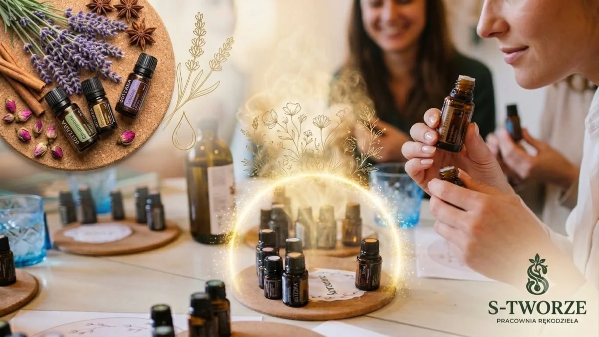 Grafika promocyjna wydarzenia Aromaterapia w Praktyce – warsztaty aromaterapii