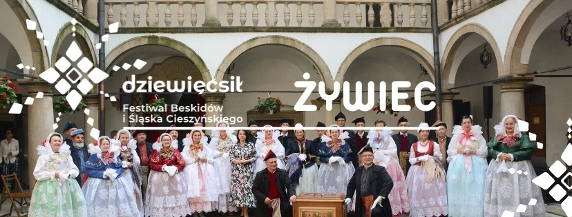 Grafika promocyjna wydarzenia Festiwal kultury i tradycji w Żywcu – wydarzenie plenerowe 2025