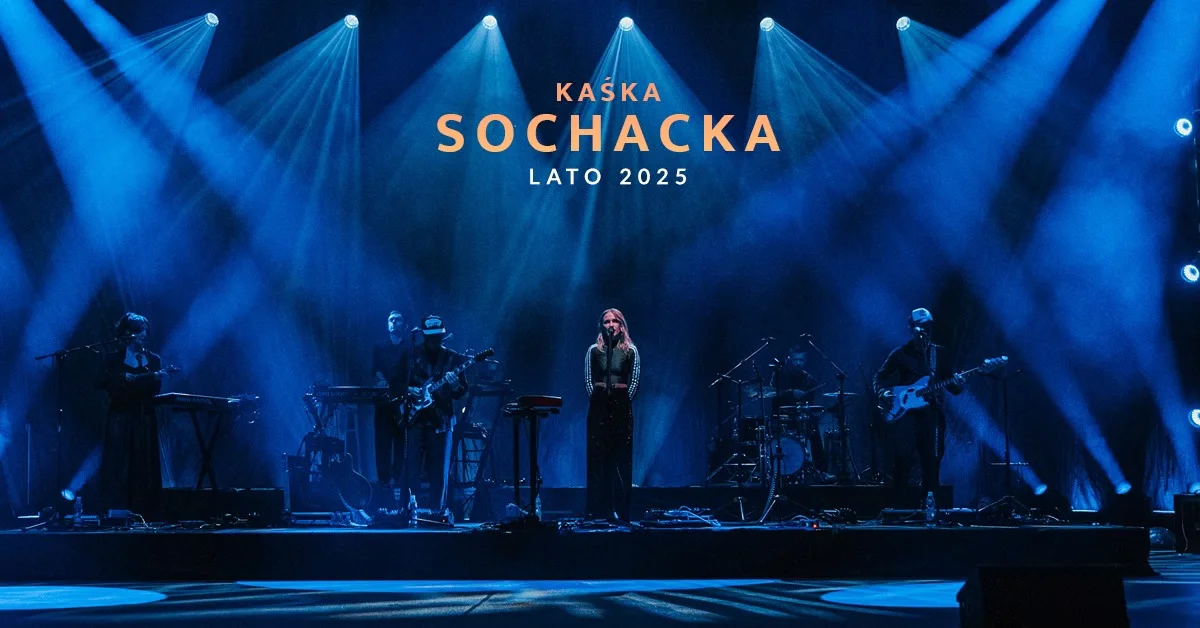 Grafika promocyjna wydarzenia Koncert Kaśki Sochackiej w Żywcu latem 2025