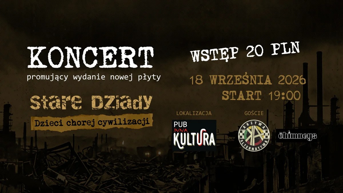 Grafika promocyjna wydarzenia Koncertowy wieczór w Żywcu