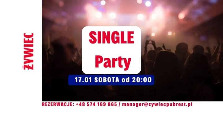Grafika promocyjna wydarzenia Single Żywiec Party – opaski mówią wszystko!