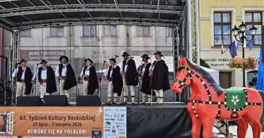 Grafika promocyjna wydarzenia 63. Tydzień Kultury Beskidzkiej