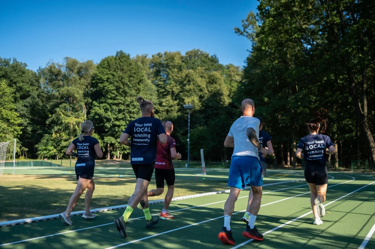 Grafika promocyjna wydarzenia Trening stadionowy RUNŻ w Żywcu
