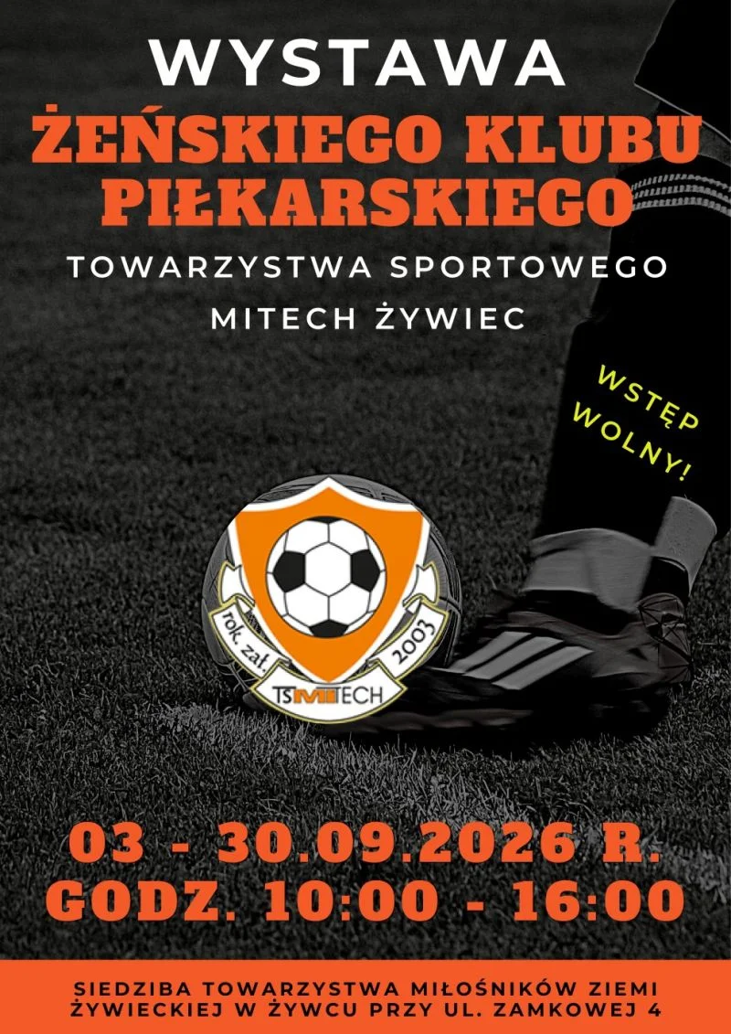 Grafika promocyjna wydarzenia Wystawa TS Mitech Żywiec