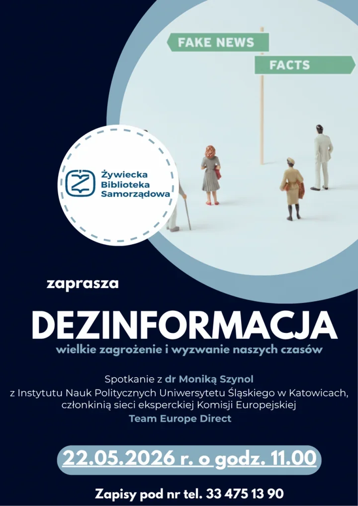 W Żywcu o fake newsach bez owijania - biblioteka bierze temat na warsztat