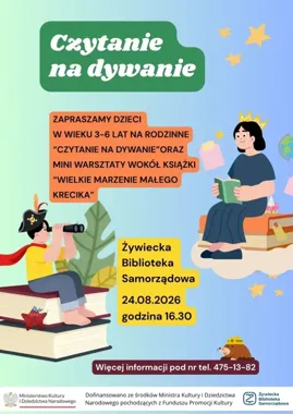 Mały Krecik, wielkie marzenie i wakacyjne czytanie w Żywcu