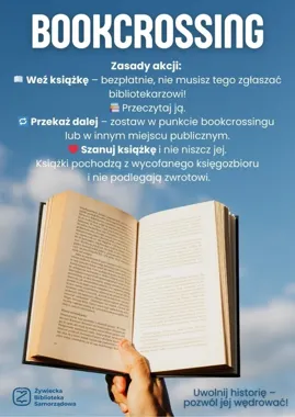 Bookcrossing w Bibliotece - zabierz książkę za darmo i podaj dalej