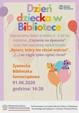 Dzień Dziecka w Żywcu będzie miał książkowy rytm
