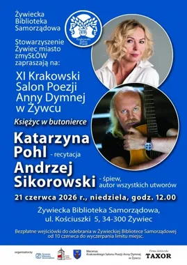 Poezja, Pod Budą i Żywiec - Salon Anny Dymnej znów w bibliotece