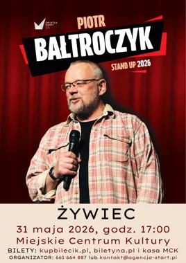 Piotr Bałtroczyk wraca do Żywca z nowym stand-upem i starym wdziękiem