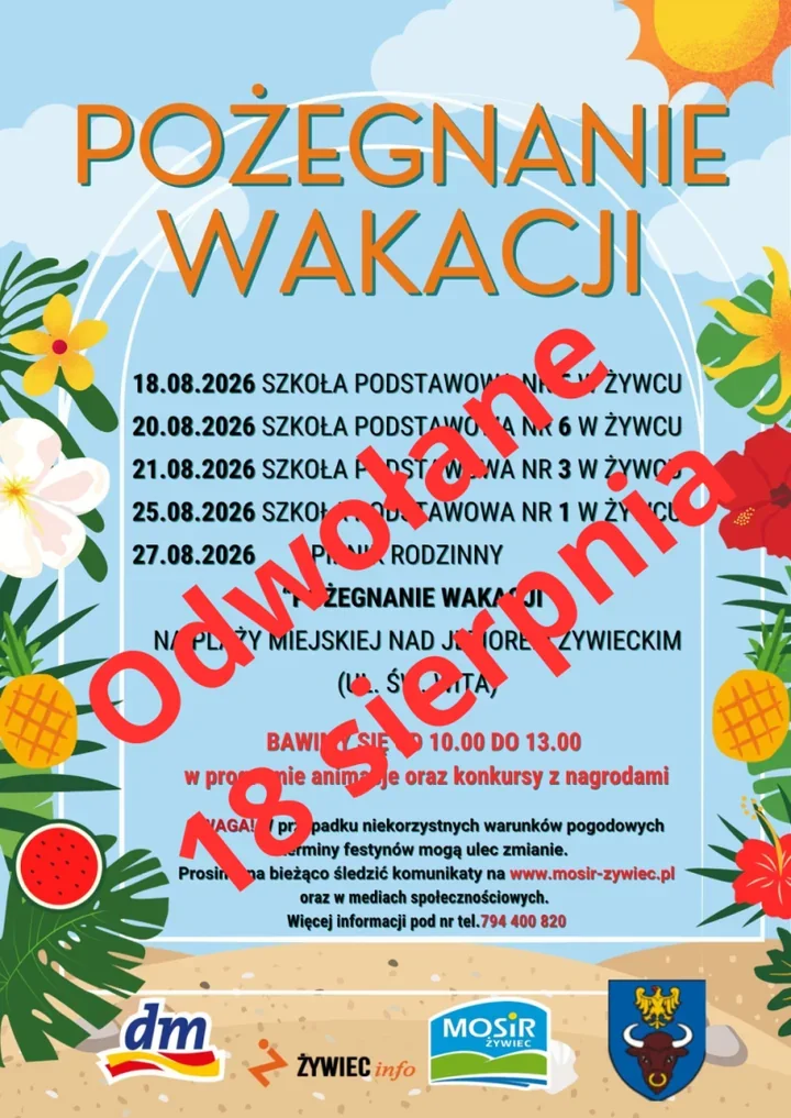 Festyn przy podstawówce odwołany. MOSiR podał kolejny termin