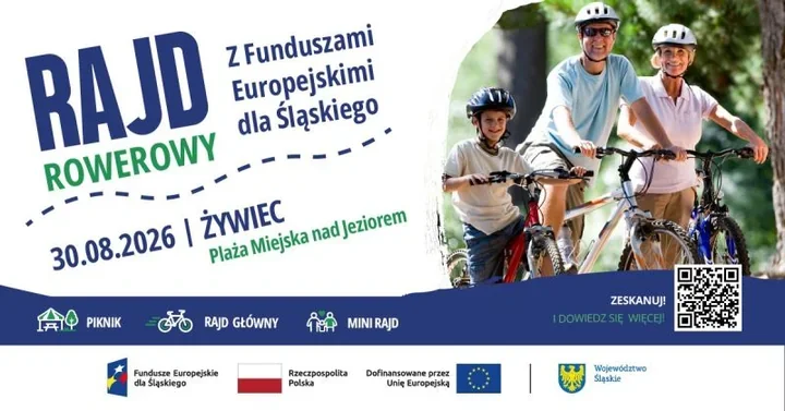 Rajd rowerowy nad Jeziorem Żywieckim. Dwa dystanse i rodzinny piknik
