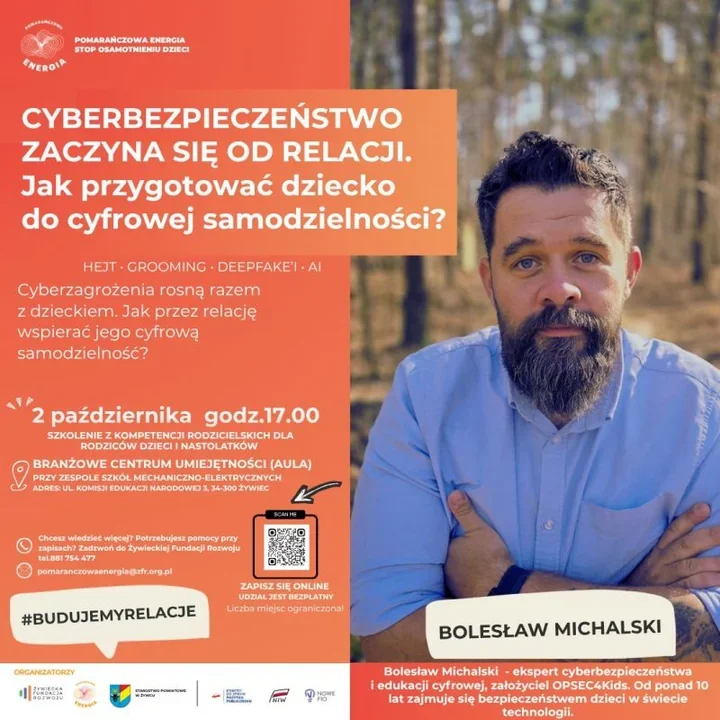 W Żywcu rodzice poznają, jak przez relację chronić dzieci w sieci