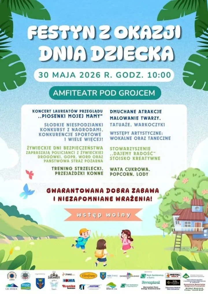 W Żywcu rodzinny weekend. Dzień Dziecka wyjdzie poza zabawę dla najmłodszych