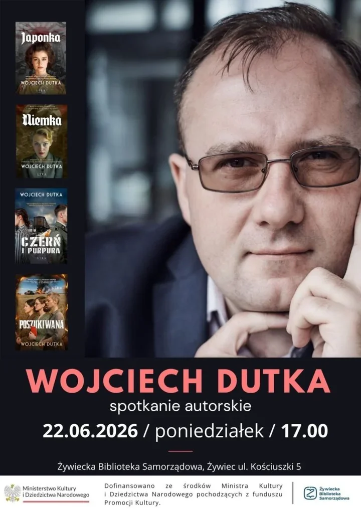W Żywcu spotkanie z Wojciechem Dutką. Wieczór z historią i mocną opowieścią