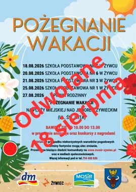 Festyn przy podstawówce odwołany. MOSiR podał kolejny termin