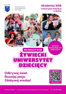 Dziewięć spotkań i 50 zł zniżki. Rusza Żywiecki Uniwersytet Dziecięcy