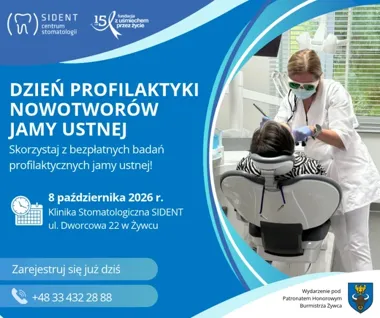 Bezpłatne badania jamy ustnej w Żywcu potrwają tylko 15 minut