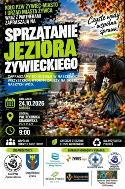 Sprzątanie Jeziora Żywieckiego. Zbiórka przy plaży już w sobotę