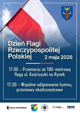 100-metrowa flaga przejdzie przez Żywiec. Finał na rynku
