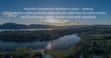 W Żywcu dziękują ratownikom. Czuwają nad Jeziorem Żywieckim i Międzybrodzkim