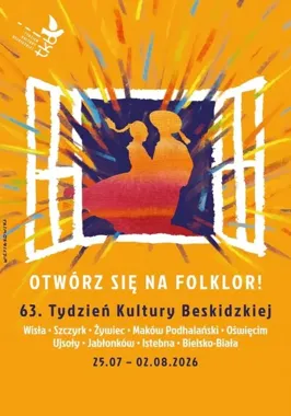 Plakat 63. Tygodnia Kultury Beskidzkiej stawia na okno do świata folkloru
