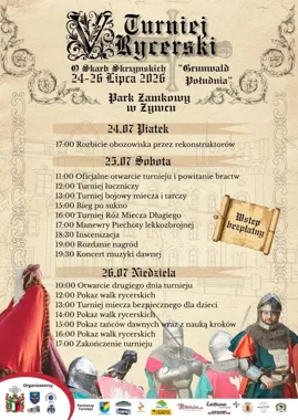 Rycerze wracają do Parku Zamkowego na turniej o skarb