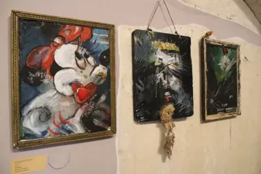 Zakopiańscy artyści w żywieckim zamku pokazali, jak różnie można mówić obrazem