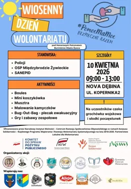 Żywiec szykuje dzień wolontariatu z policją, OSP i wojskową grochówką