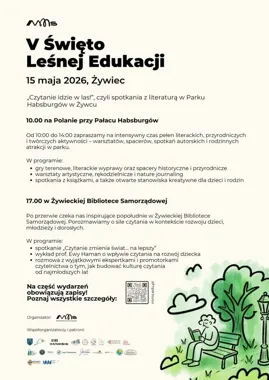Literatura w Parku Zamkowym. Będą opowieści, gra i leśne tropy