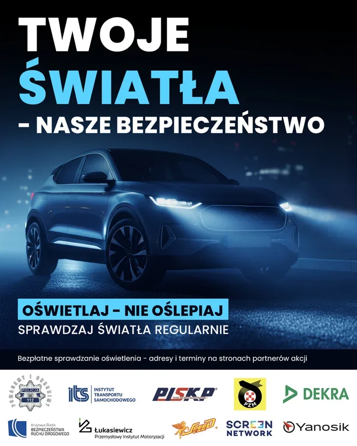Na Żywiecczyźnie kierowcy bezpłatnie sprawdzą światła aut