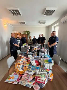 Policjanci z Żywca zebrali pieniądze na wyprawki dla dzieci