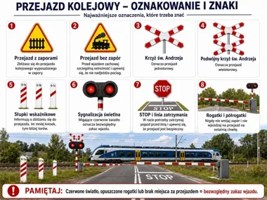 Dwa zderzenia z pociągami w powiecie żywieckim - policja ostrzega kierowców