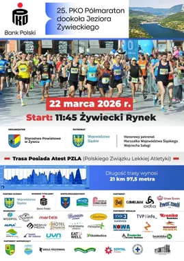 Półmaraton dookoła Jeziora Żywieckiego spowoduje ograniczenia ruchu