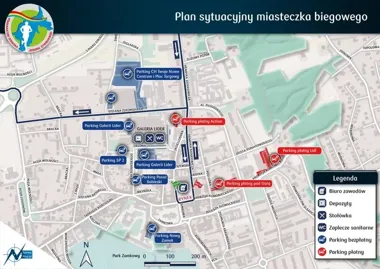 Miasteczko biegowe przy Jeziorze Żywieckim gotowe na 25. PKO Półmaraton